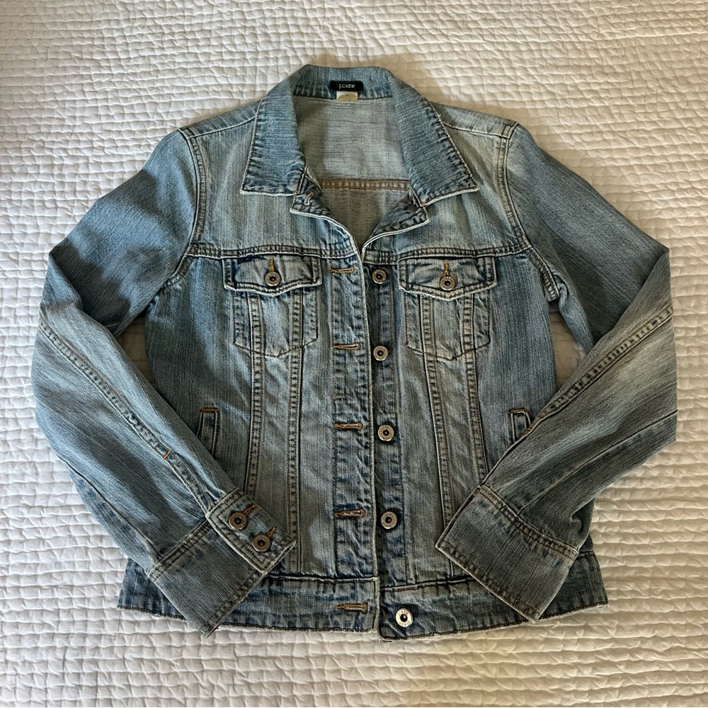 J. Crew Denim Jacket in Light Wash